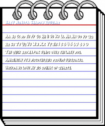 Baby Monsta Shadow Regular Font
