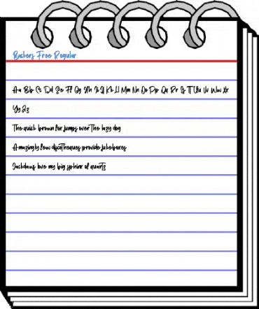Backers Free Regular Font