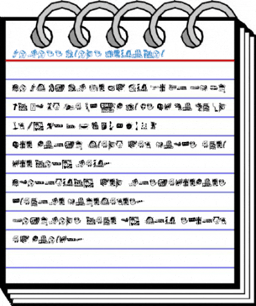 Badass Draws Regular Font