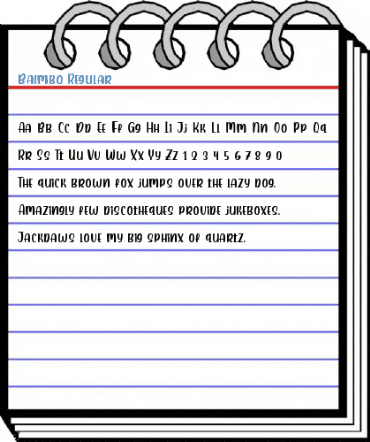 Baimbo Regular Font