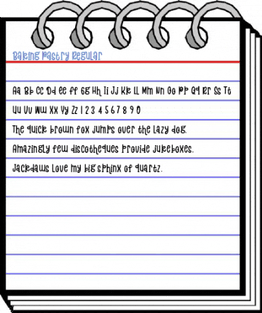 Baking Pastry Regular Font