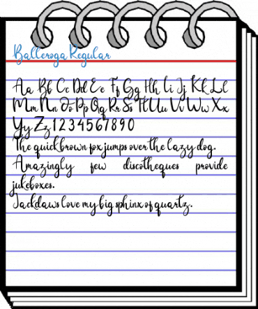 Balleroga Regular Font