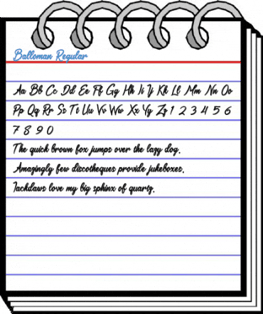 Balloman Regular Font