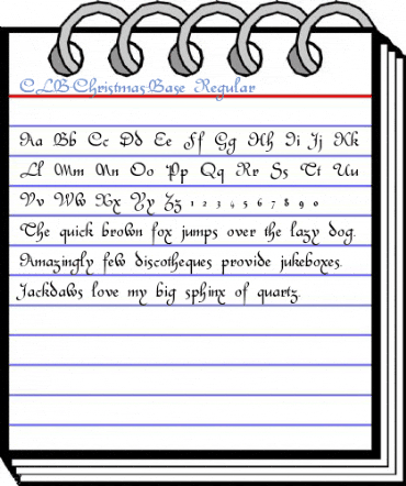 CLB-Christmas-Base Regular Font