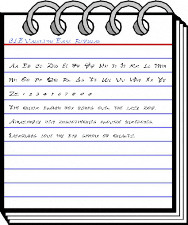 CLB-Valentine-Base Regular Font