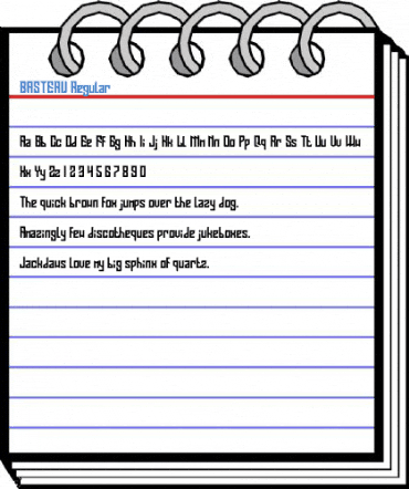 BASTERU Regular Font