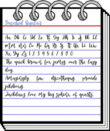 Basuhed Regular Font
