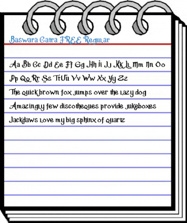 Baswara Catra FREE Regular Font