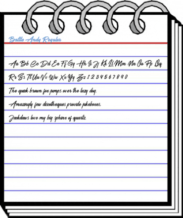 Battle Andy Regular Font