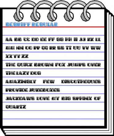 Begriff Regular Font
