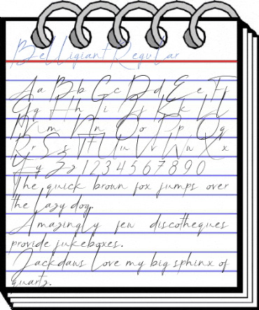 Belligiant Regular Font