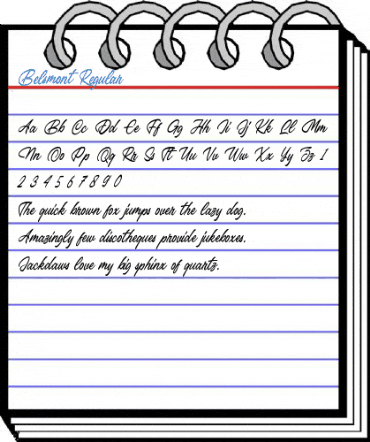 Belsmont Regular Font