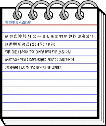 Bembies Regular Font