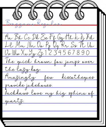 Berggamo Regular Font