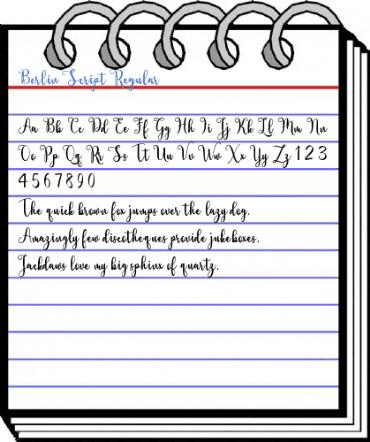 Berlin Script Regular Font