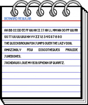 Bernard Regular Font