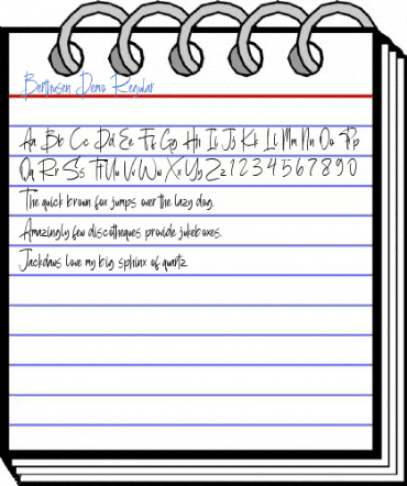 Berthusen Demo Regular Font