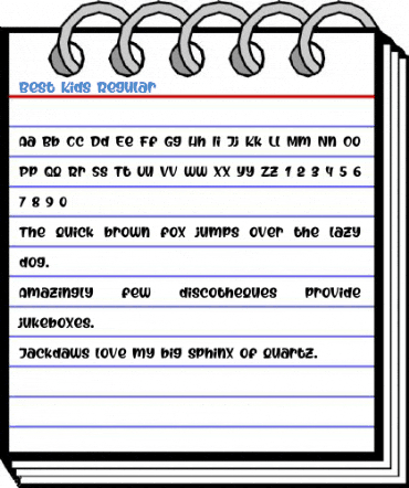 Best Kids Regular Font