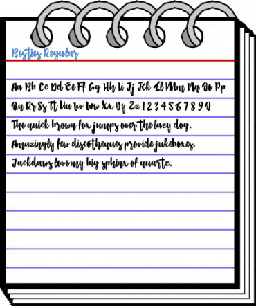 Besties Regular Font