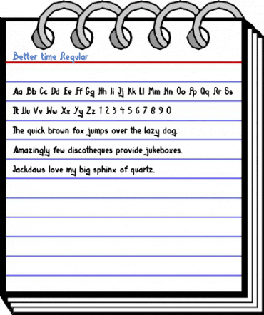 Better time Regular Font
