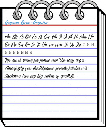 Beyours Demo Regular Font