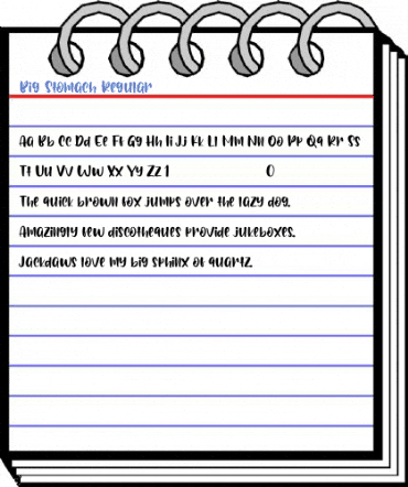 Big Stomach Regular Font