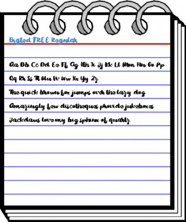 Bigted FREE Regular Font