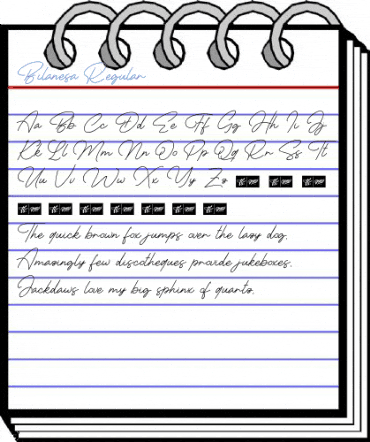 Bilanesa Regular Font