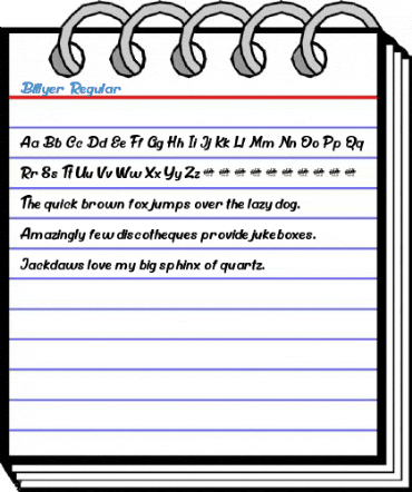 Billyer Regular Font