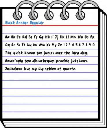Black Archer Regular Font