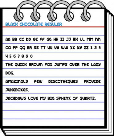 Black Chocolate Regular Font