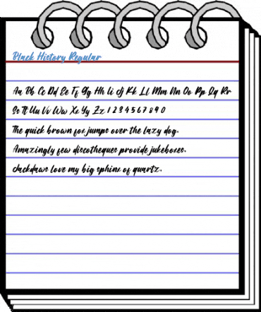 Black History Regular Font