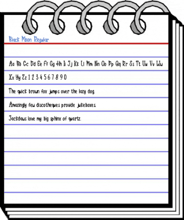 Black Moon Regular Font