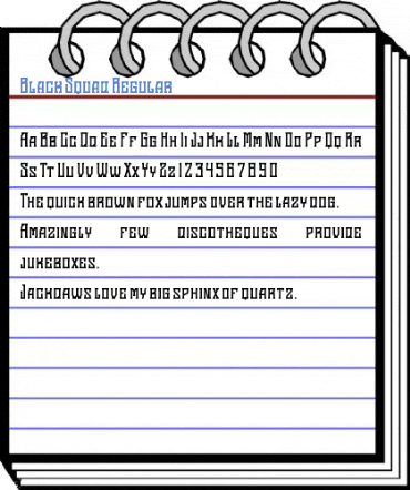 Black Squad Regular Font