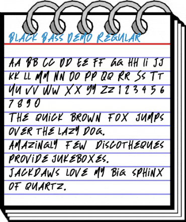 Black Bass Demo Regular Font