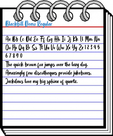 Blackbill Demo Regular Font