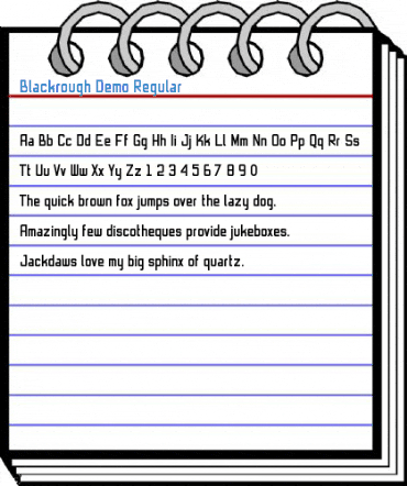 Blackrough Demo Regular Font