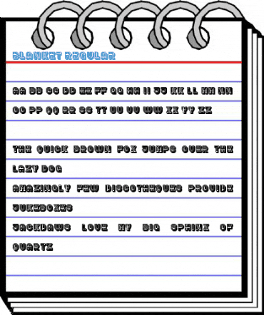 Blanket Regular Font