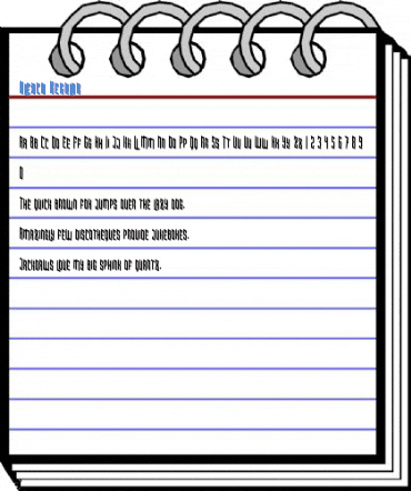 Bleach Regular Font