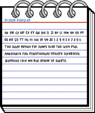Blezer Regular Font