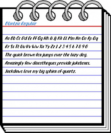 Blintzie Regular Font
