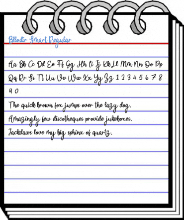 Bllodir Smart Regular Font
