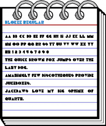 Blokee Regular Font
