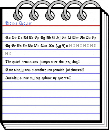 Blowiz Regular Font