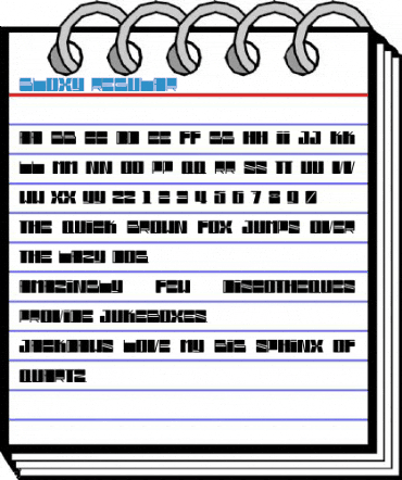 Bloxy Regular Font