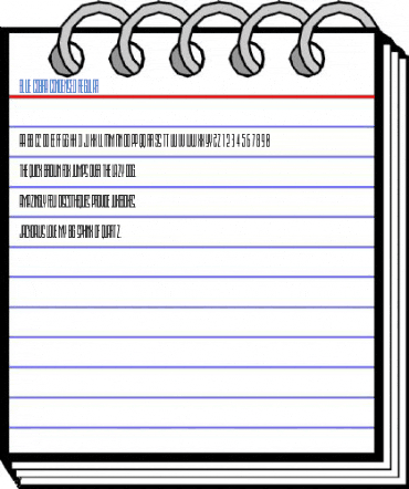 Blue Cobra Condensed Regular Font