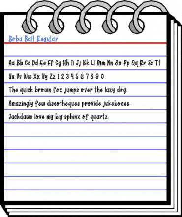 Boba Ball Regular Font