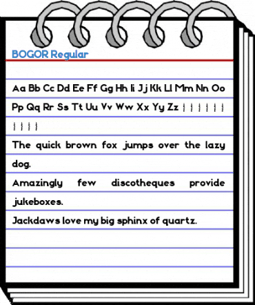 BOGOR Regular Font