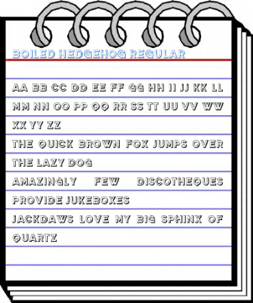 Boiled Hedgehog Regular Font