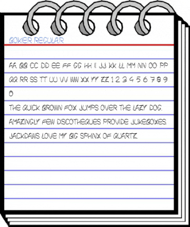 Bokier Regular Font